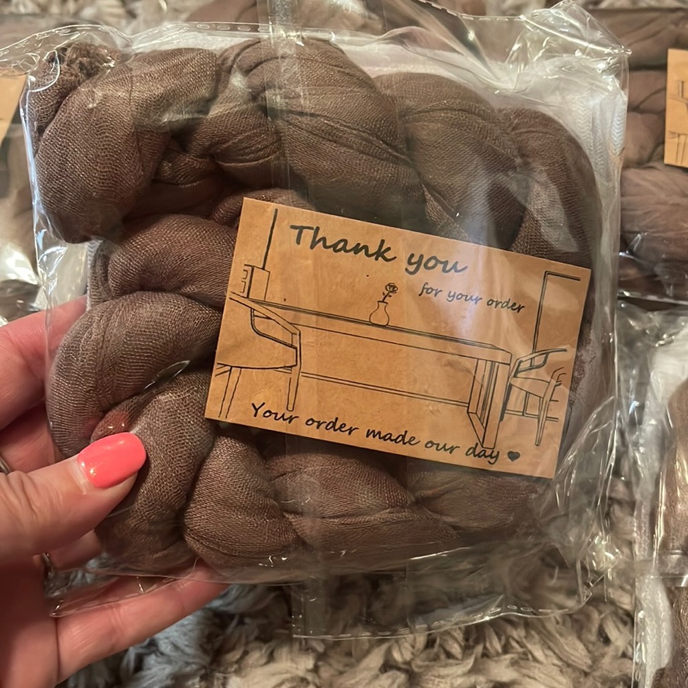 Socomi Taupe cheesecloth new 9 total